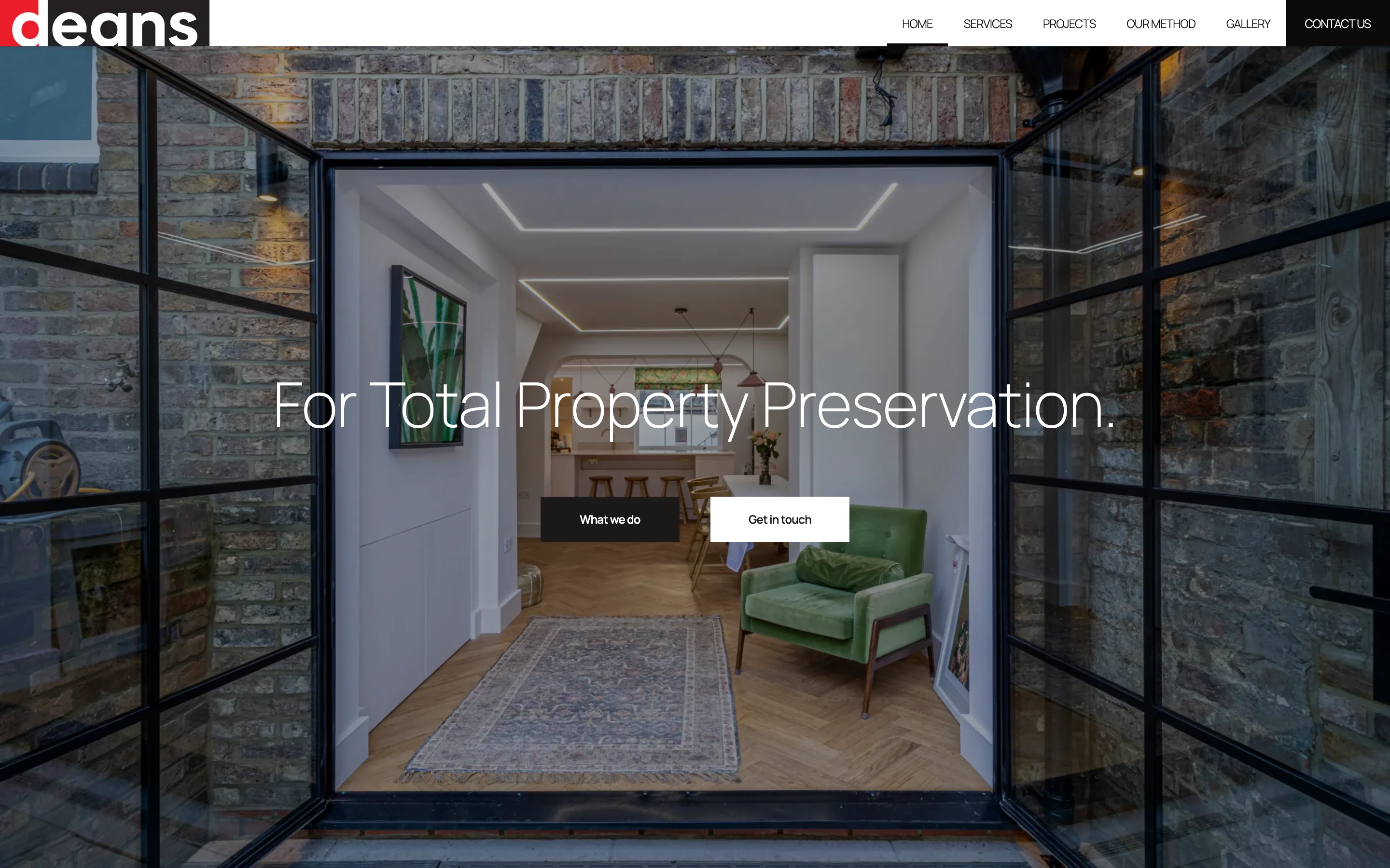 Deans Property Preservation Ltd — landing page